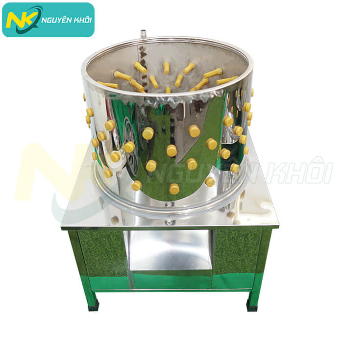 Thiết kế tối giản của máy vặt lông gà vịt giúp người dùng dễ dàng sử dụng