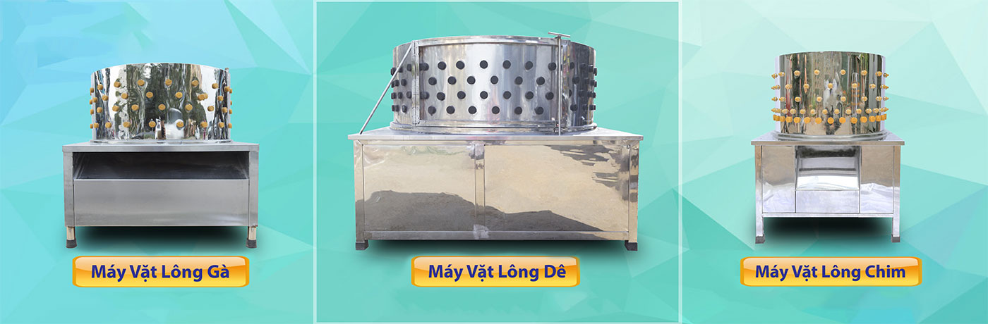 Banner máy vặt lông dê chó, gà vịt