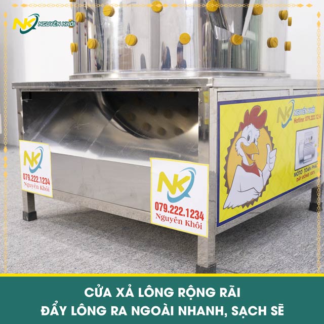 mảng xả lông máy làm lông gà vịt 70cm