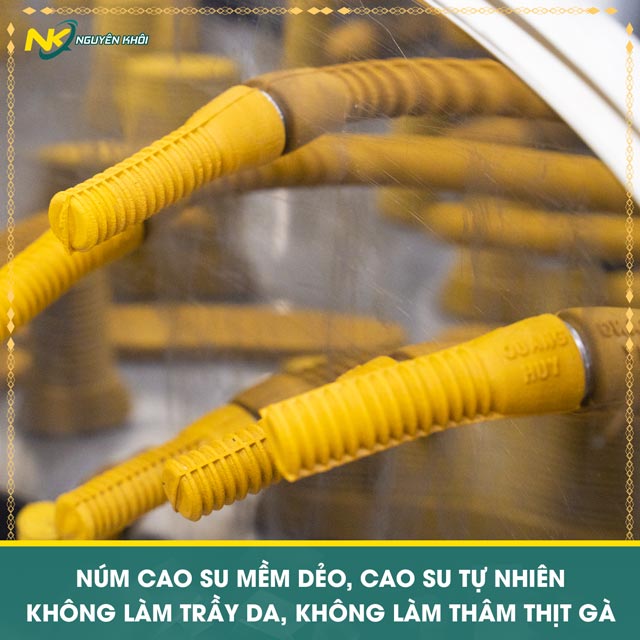 Núm cao su máy gà 70cm mềm dẻo, đàn hồi cao