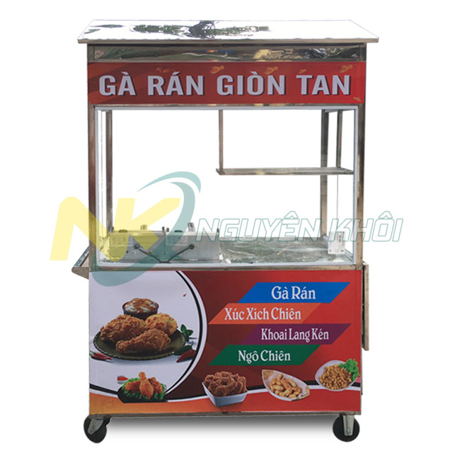 Xe gà rán Nguyên Khôi Inox 304 độ bền cao