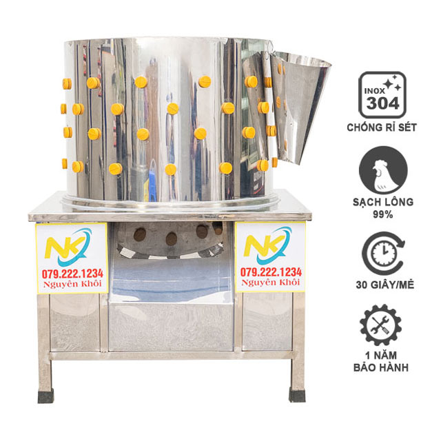 Máy vặt lông gà phi 60 cm NK-P60