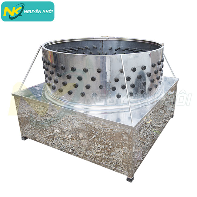 Khung máy làm từ inox 304 chống gỉ
