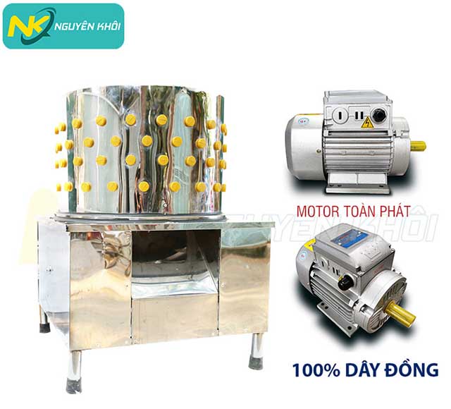 Motor máy làm gà vịt quấn dây đồng