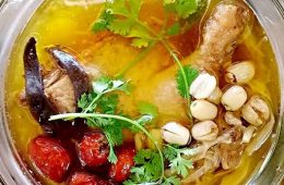 Vịt hầm hạt sen táo đỏ, cách làm vịt hầm hạt sen