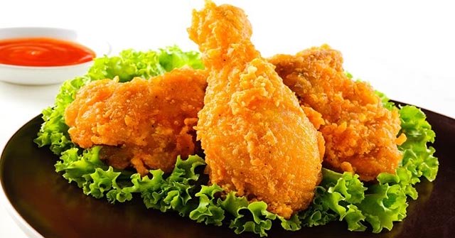 Thành phẩm vỏ gà rán KFC; cách làm vỏ gà rán KFC; 