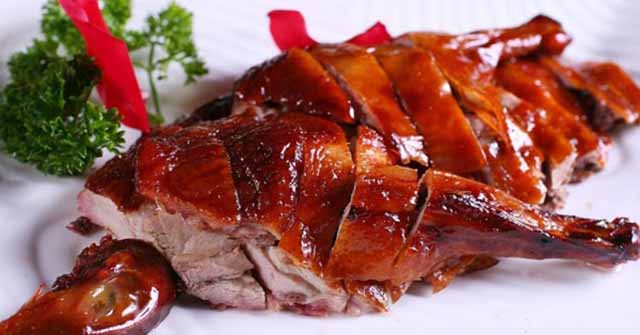 Vịt quay là món ăn ngon tốt cho bà bầu, món ngon từ vịt cho bà bầu