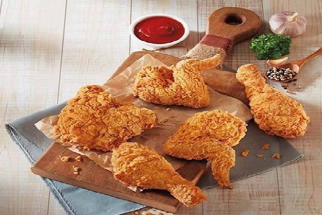 Yêu cầu thành phẩm, món gà rán KFC, Hình thức món ăn