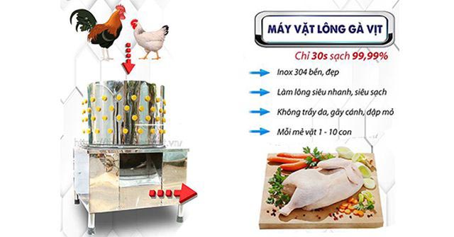 Máy vặt lông vịt mini hiệu quả, tại sao nên dùng máy vặt lông gà vịt mini