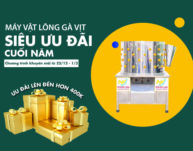 Cách thức tham gia khuyến mãi máy vặt lông gà cuối năm