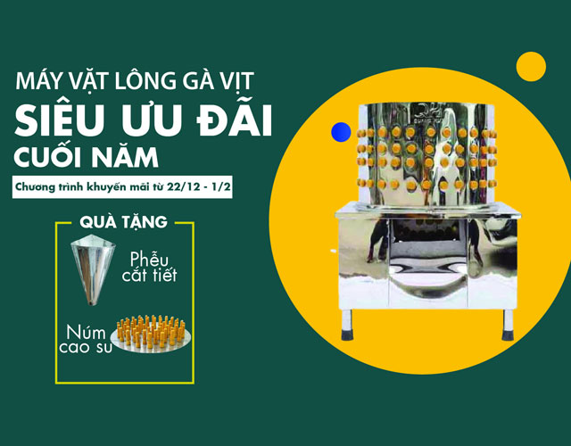 Ưu đãi máy vặt lông gà cuối năm SIÊU LỚN - SIÊU HẤP DẪN