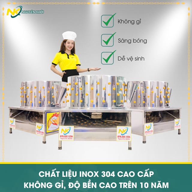 Vì sao nên sử dụng máy vặt lông gà vịt Nguyên Khôi