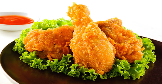 Gà rán KFC bằng bột năng thơm ngon, hấp dẫn