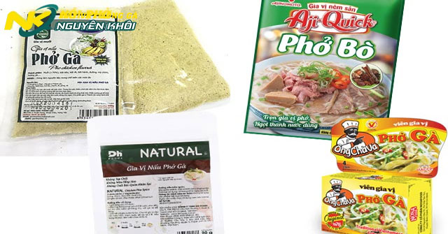 Các gói gia vị nấu phở gà