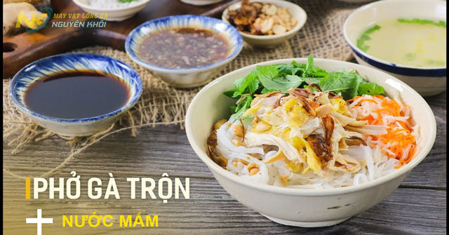 Làm nước mắm trộn phở gà