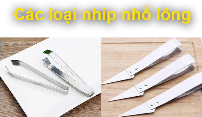 Phân biệt các loại nhíp làm lông trên thị trường